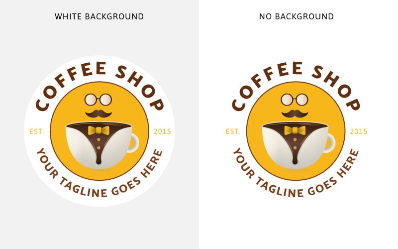 Szablon Logo kawiarni