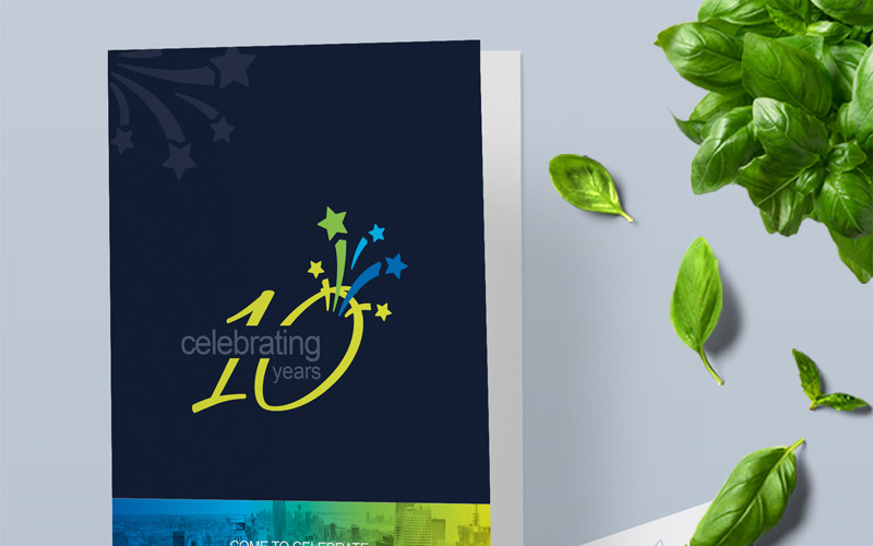 Download PSD шаблон "Anniversary Celebration Invitation Card Design PSD Template" / Anniversary Celebration Invitation Card Design PSD Template - PSD шаблон на тему дизайн студия invitation floral party watercolour suite thank you card diy invite template save the date postcard reception elegant design invites celebration