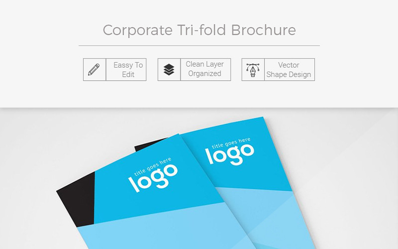 Download Фирменный стиль "Compton Tri-fold Brochure - Corporate Identity Template" / Compton Tri-fold Brochure - Corporate Identity Template - Фирменный стиль на тему графика editable advertising company marketing tri fold brochure organization typography document publication page trifold print abstract business layout corporate design template