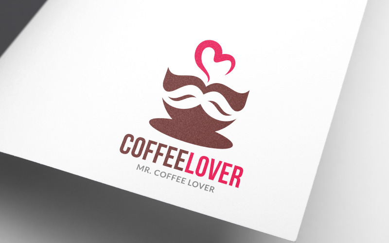 Design do logotipo do Sr. Amante do Café