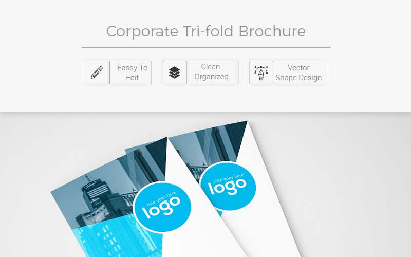 Ginter Tri-fold Brochure - Corporate Identity Template