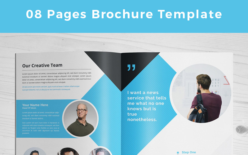 Mipido-Pages-Brochure - Шаблон фирменного стиля