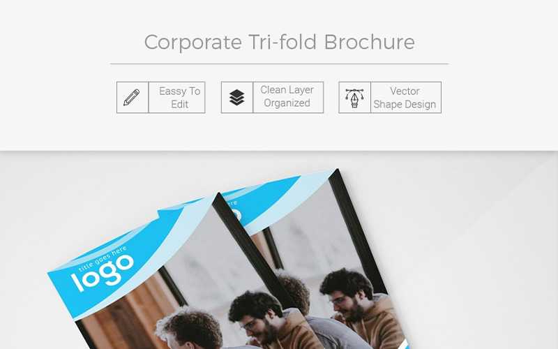Download Фирменный стиль "Morris Corporate Tri-fold Brochure Design - Corporate Identity Template" / Morris Corporate Tri-fold Brochure Design - Corporate Identity Template - Фирменный стиль на тему графика editable advertising company marketing tri fold brochure organization typography document publication page trifold print abstract business layout corporate design template