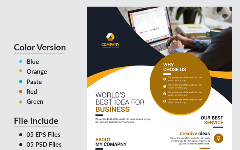 Download Фирменный стиль "Zahid Business Flyer - Corporate Identity Template" / Zahid Business Flyer - Corporate Identity Template - Фирменный стиль на тему графика flyer corporate liflet computer internet stationery poster id kit blue hi-quality official sample business logo professional modern art standard creative
