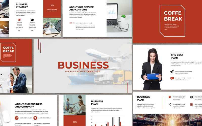 Business Presentation PowerPoint template