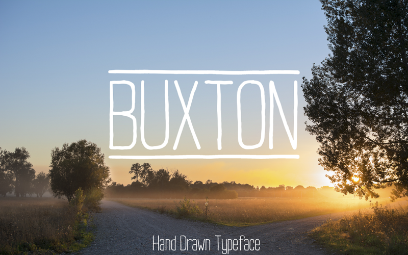 Buxton-lettertype