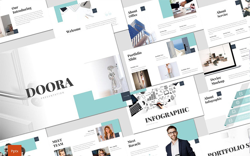 Шаблон Doora PowerPoint
