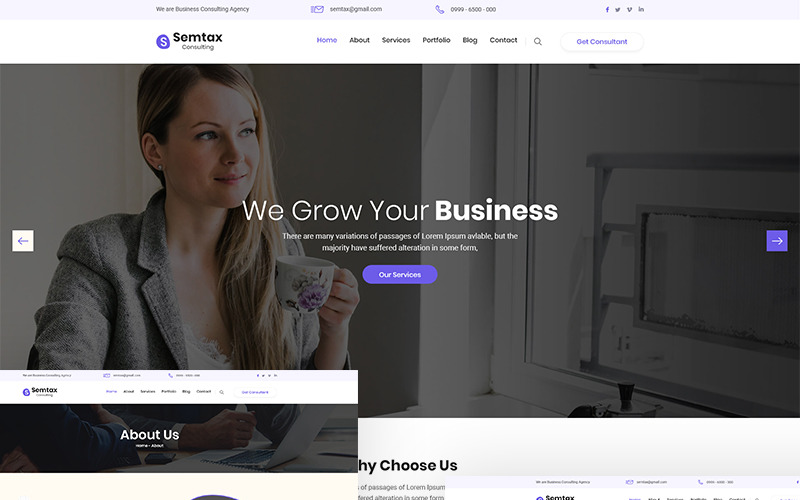 Download PSD шаблон "Samtax - PSD Template" / Samtax - PSD Template - PSD шаблон на тему консалтинг business agency consultant advisor advice corporate financial bank insurance loans trader trading analytical audit broker brokerage