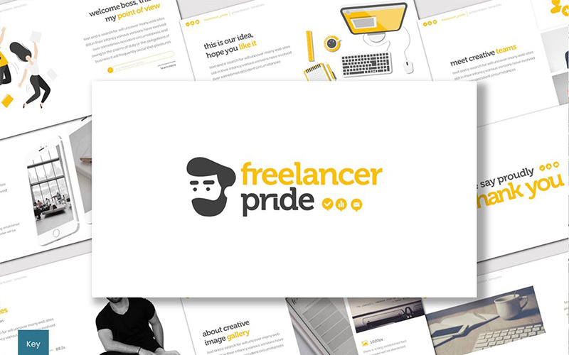 Freelancer Pride - Keynote şablonu