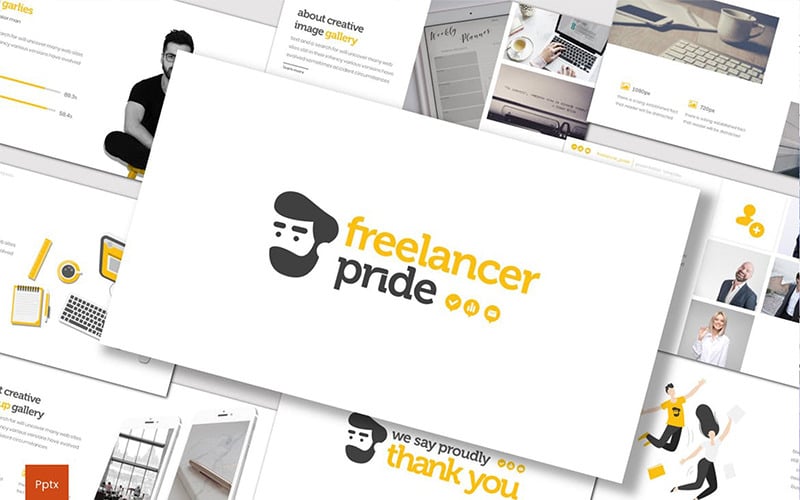 Freelancer Pride шаблон PowerPoint