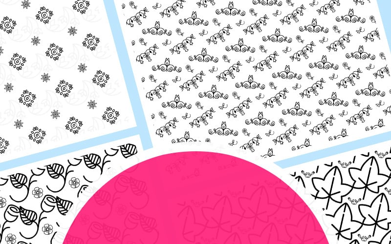 Download High Definition Floral Bundle Pattern Templatemonster