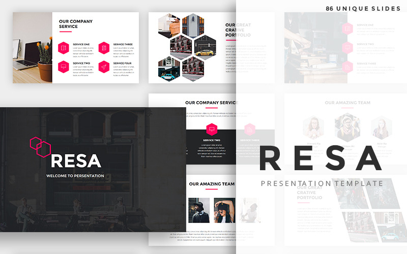 Resa Creative PowerPoint-sjabloon