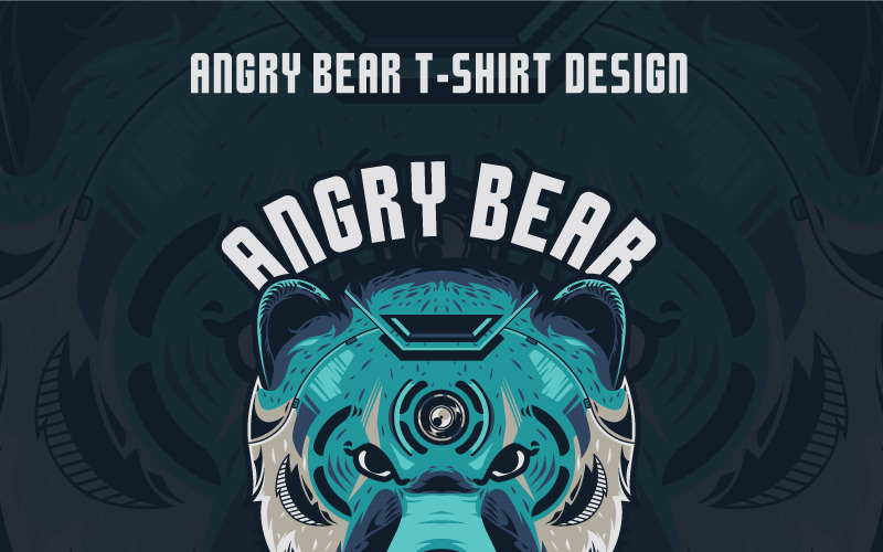 Angry Bear Design - Дизайн футболки