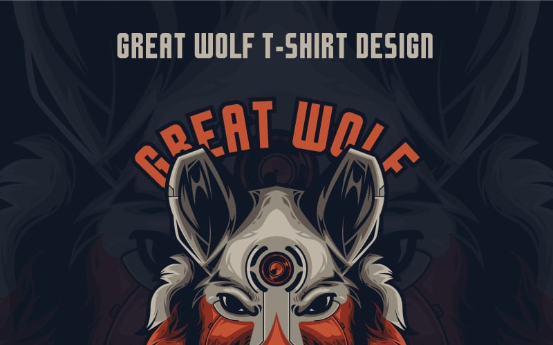Great Wolf Design - T-shirt Design