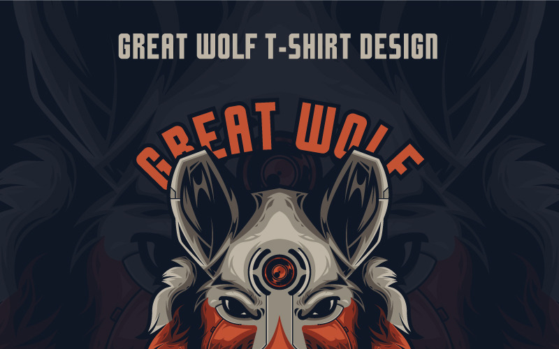 Great Wolf Design - T-shirtdesign