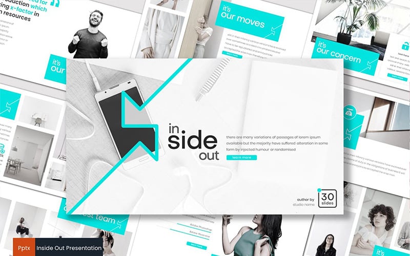 Inside Out PowerPoint template