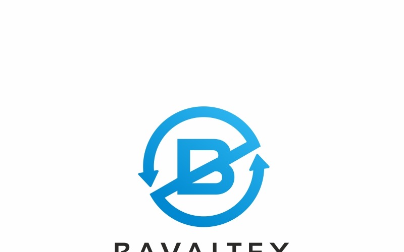 Bavaltex - B Logo šablona