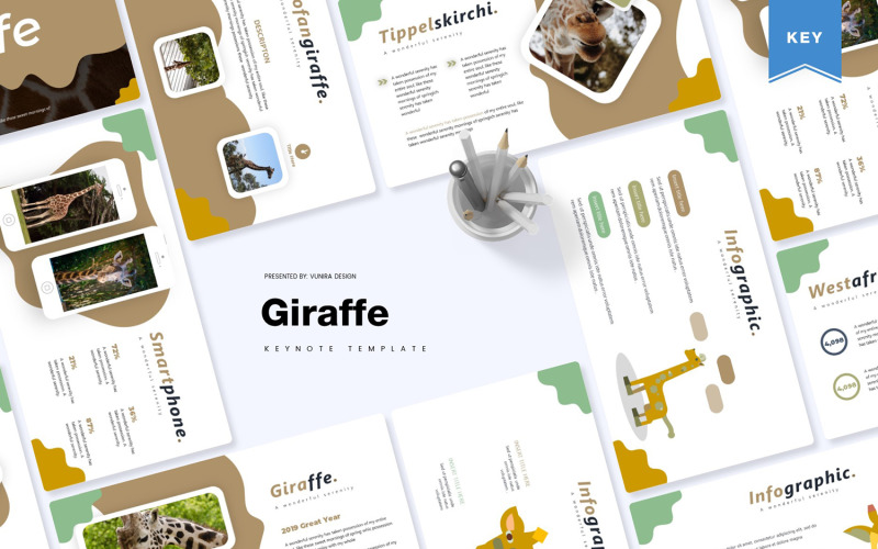 Girafe - Modèle Keynote