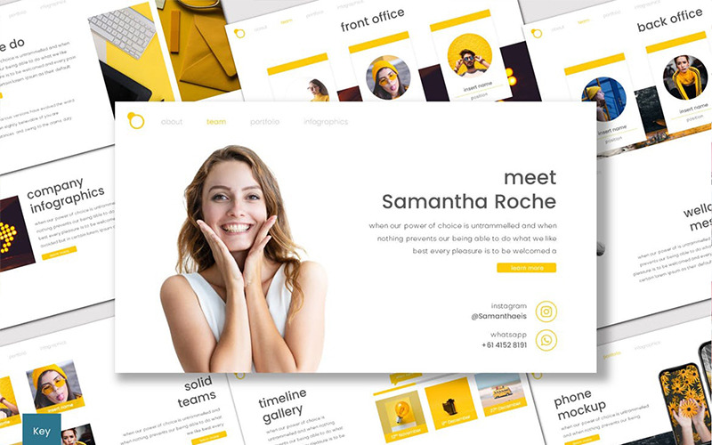 Intersection - Keynote template