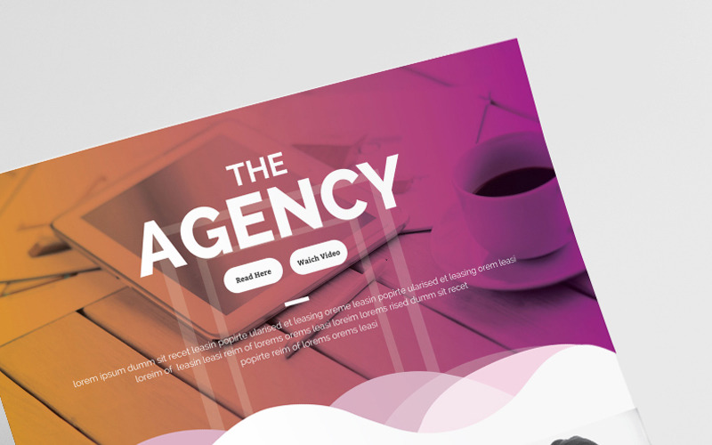 The Agency Flyer - Huisstijlsjabloon
