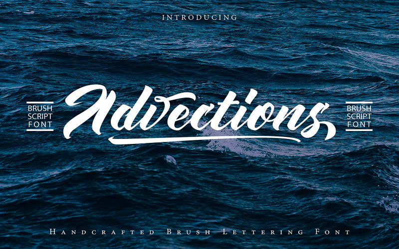 Download Шрифт "Advections | Brush Cursive Font" / Advections | Brush Cursive Font - Шрифт на тему графика abc,script,type,typography,brush,drawn,lettering,alphabet,handwritten,text,calligraphy,design,vector,font,hand,sign,calligraphic,style,modern,typeset