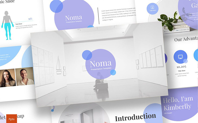 Modelo de PowerPoint do Noma