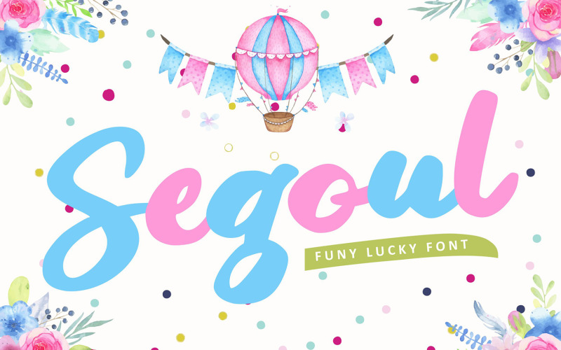 Segoul | Glückliche lustige Schriftart