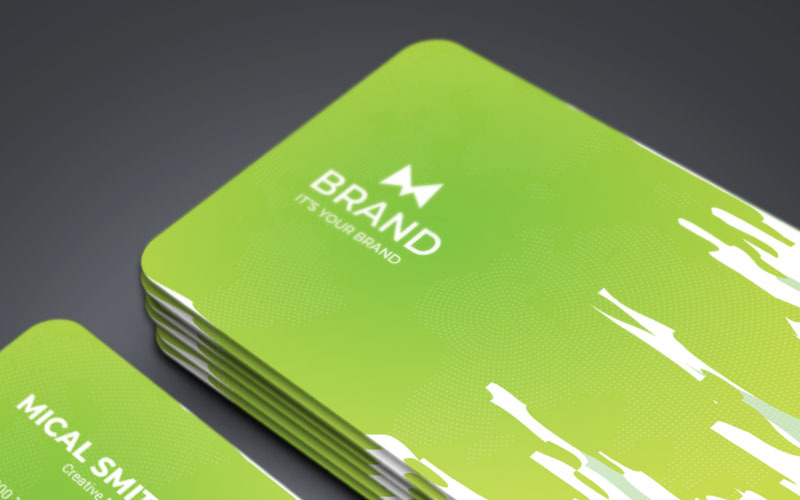 Download Фирменный стиль "Brand - Business Card - Corporate Identity Template" / Brand - Business Card - Corporate Identity Template - Фирменный стиль на тему графика flyer corporate corporate creative flyer travel business card card liflet computer internet stationery id kit blue hi-quality official symple green