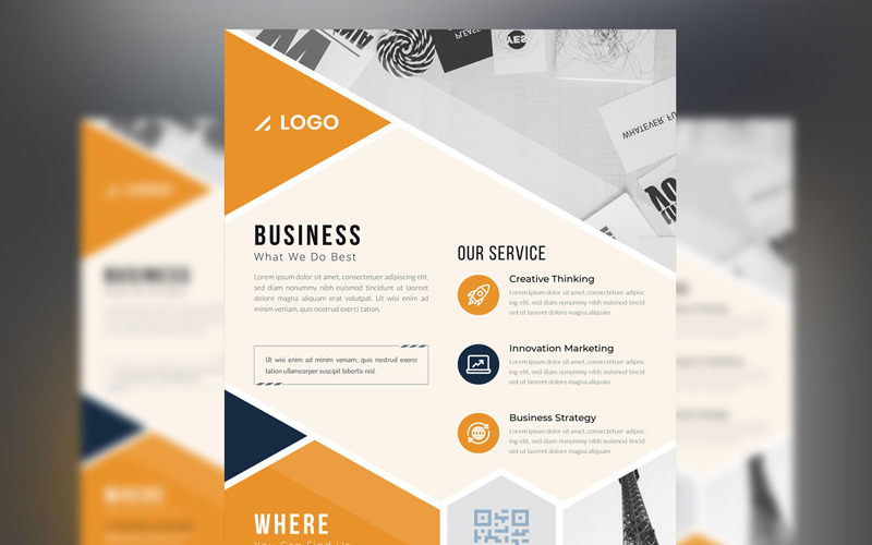 Download Фирменный стиль "Brango-Creative-Business-Flyer - Corporate Identity Template" / Brango-Creative-Business-Flyer - Corporate Identity Template - Фирменный стиль на тему графика new headline corporate business design cover template poster background flyer vector leaflet creative abstract banner company publication print graphic illustrationundefined