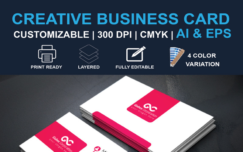 Download Фирменный стиль "Business Card - Corporate Identity Template" / Business Card - Corporate Identity Template - Фирменный стиль на тему графика 