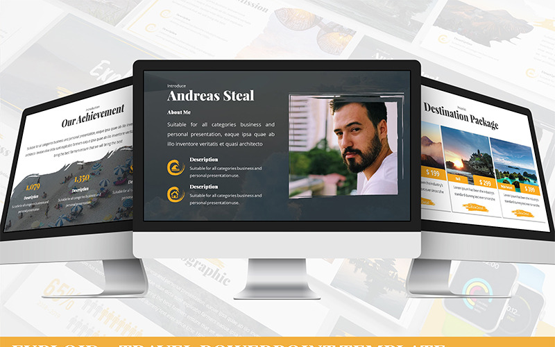 Exploid - Travel PowerPoint template