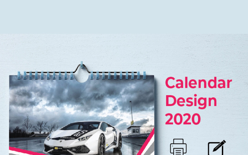 Календарь Дизайн 2020 Планировщик