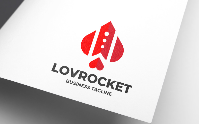 Download Шаблон логотипа "Love Rocket Logo Template" / Love Rocket Logo Template - Шаблон логотипа на тему графика blog,care,connect,date,dating,heart,like,logo,love,media,meet,rocket,share,sharing,shop,simple,studio,sweet,valentines,young