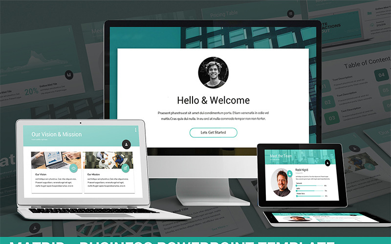Matrid - Business PowerPoint-mall