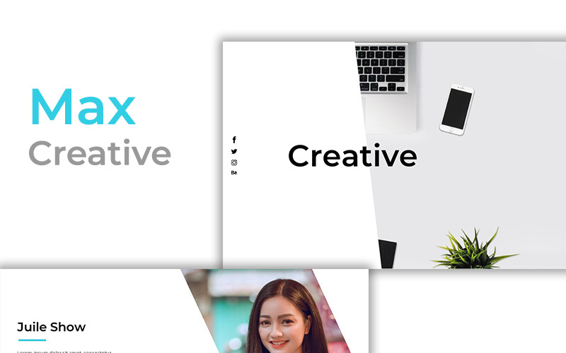 Max Creative PowerPoint template