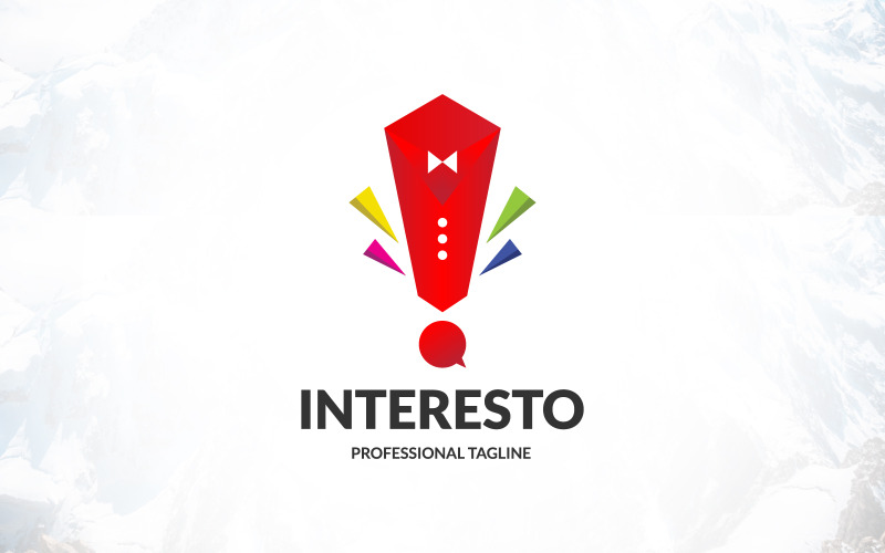 Moderní muži zajímavý módní Logo design