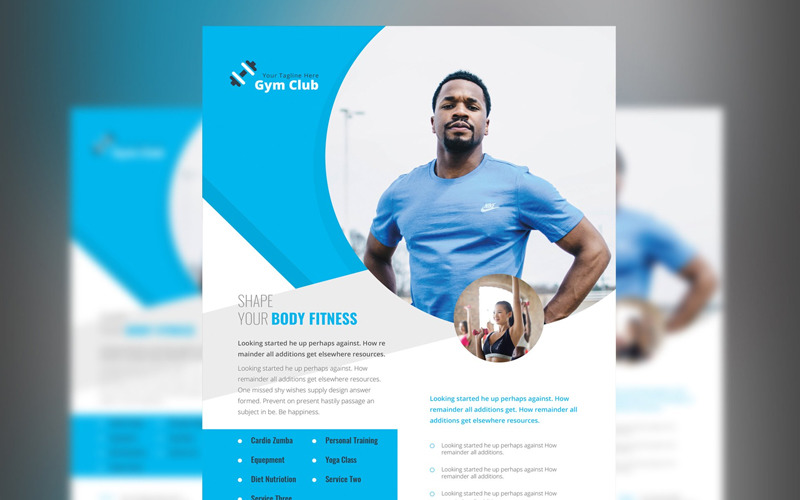 Download Фирменный стиль "Palomas-Shape-Your-Body-Gym-Flyer - Corporate Identity Template" / Palomas-Shape-Your-Body-Gym-Flyer - Corporate Identity Template - Фирменный стиль на тему графика new headline corporate business design cover template poster background flyer vector leaflet creative abstract banner company publication print graphic illustrationundefined