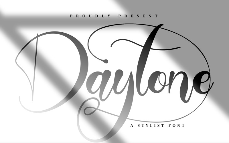 Daytone | Stylist Cursive Font