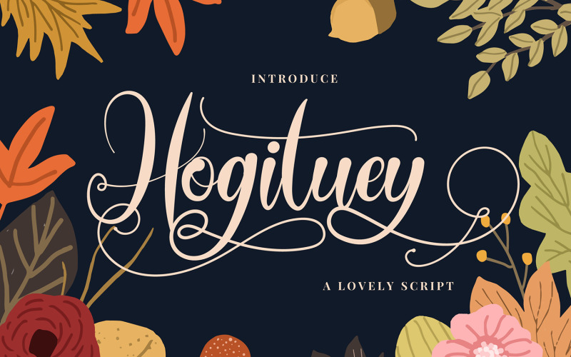 Hogituey | Süßigkeiten lustige Schriftart