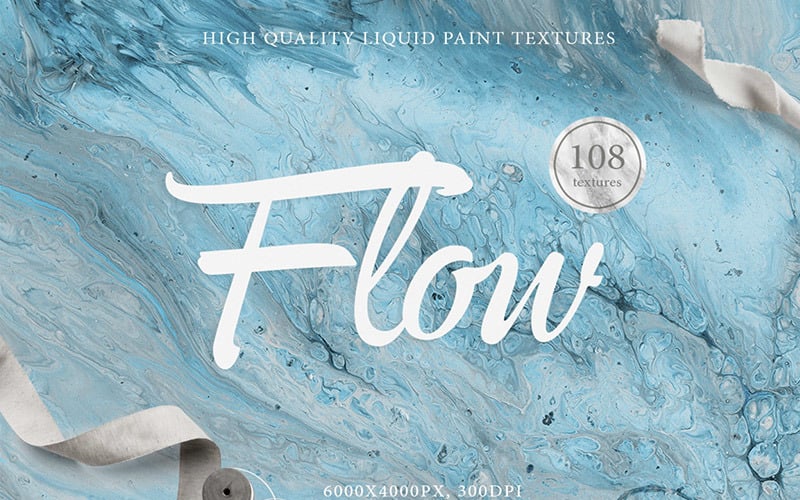 108 Flow Liquid Textures Background