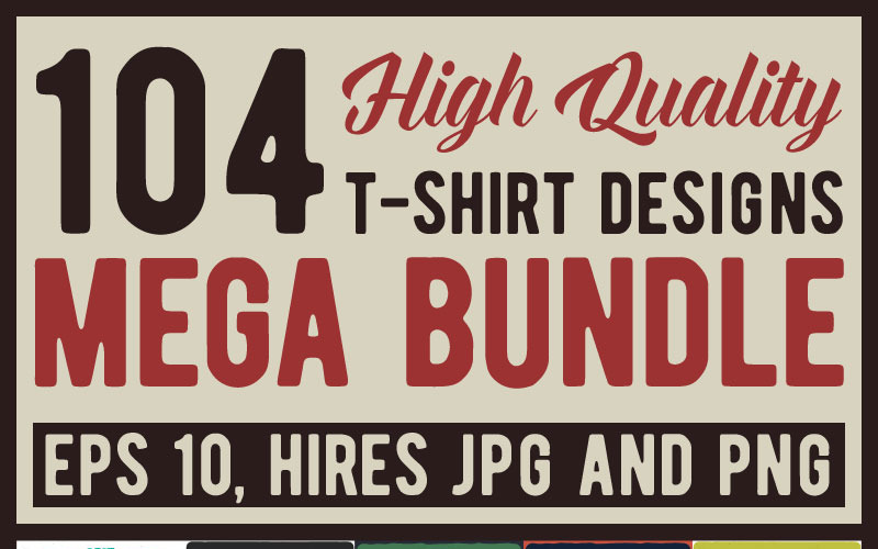 Mega Bundle - Conception de T-shirt