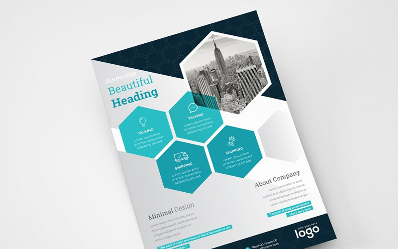 Download Фирменный стиль "Rancho - Corporate Identity Template" / Rancho - Corporate Identity Template - Фирменный стиль на тему графика new headline corporate business design cover template poster background flyer vector leaflet creative abstract banner company publication print graphic.