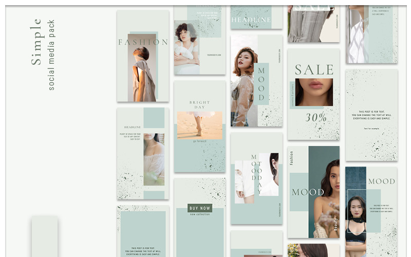 Simple - Pack Social Media Template