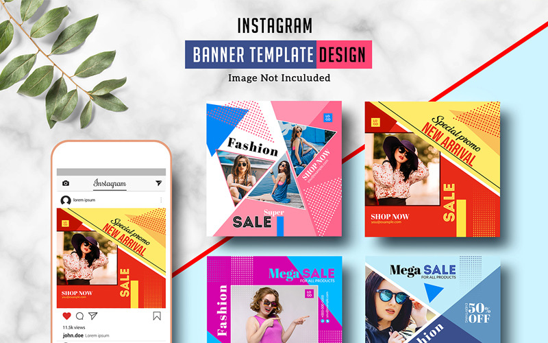 Download Шаблон для соцсетей "Sistec Banner Social Media Template" / Sistec Banner Social Media Template - Шаблон для соцсетей на тему графика instagram,banner,socialmedia,fashion,marketing,advertising,discount,cloth,product,multipurpose,sale,offer,promotional,psd