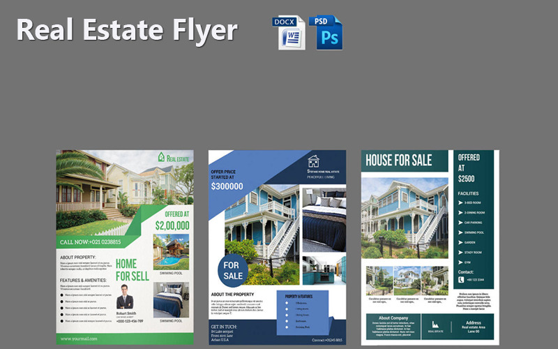 Download Фирменный стиль "Sistec Real Estate Flyer - Corporate Identity Template" / Sistec Real Estate Flyer - Corporate Identity Template - Фирменный стиль на тему графика real estate flyer template property real-estate printable msword photoshop house business bundle interior sell