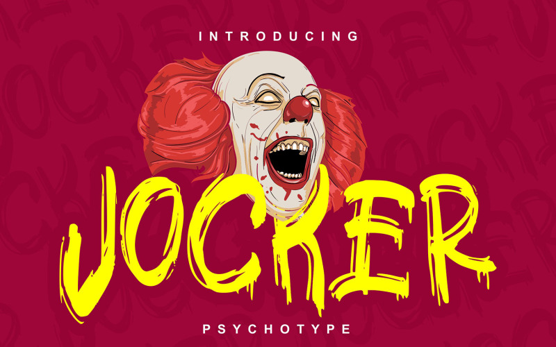 Download Шрифт "Jocker | Psychotype  Theme Font" / Jocker | Psychotype  Theme Font - Шрифт на тему графика font,typography,design,vector,sign,alphabet,text,lettering,type,graphic,background,typeface,abc,poster,style,symbol,illustration,vintage,set,retro