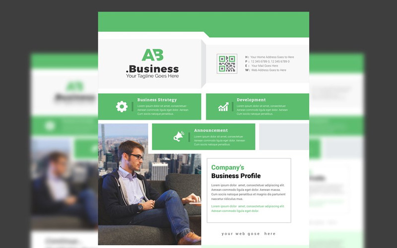 Download Фирменный стиль "Nogha - Corporate Identity Template" / Nogha - Corporate Identity Template - Фирменный стиль на тему графика new headline corporate business design cover template poster background flyer vector leaflet creative abstract banner company publication print graphic.