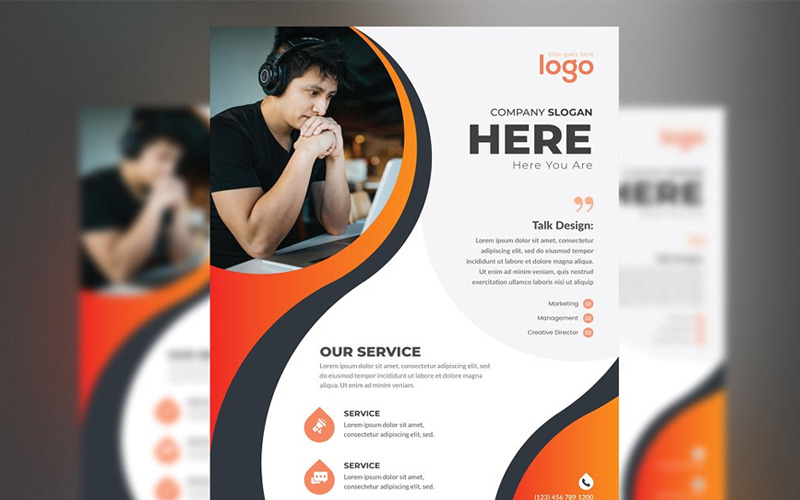 Download Фирменный стиль "Orellana - Corporate Identity Template" / Orellana - Corporate Identity Template - Фирменный стиль на тему графика new headline corporate business design cover template poster background flyer vector leaflet creative abstract banner company publication print graphic.