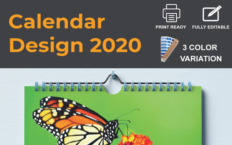 Väggkalender 2020 Planner
