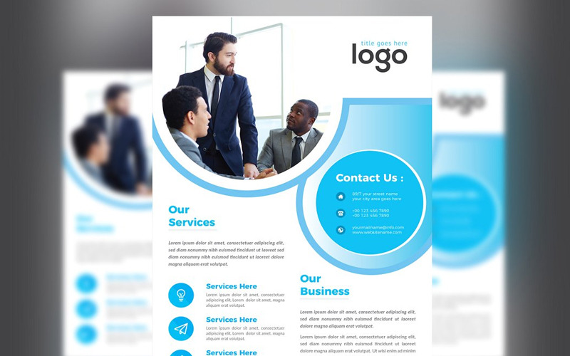 Download Фирменный стиль "Chilovani - Corporate Identity Template" / Chilovani - Corporate Identity Template - Фирменный стиль на тему графика new headline corporate business design cover template poster background flyer vector leaflet creative abstract banner company publication print graphic.